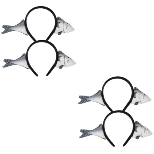 VICASKY 4 Stck. Teiliges Cartoon Haarband Lustiges Salted Fish Kostüm Haarschmuck Weiches Leichtes Stirnband für Mädchen Geeignet für Halloween Cosplay und Party Auffälliges Accessoire VICASKY 4 Stck. Teiliges Cartoon Haarband Lustiges Salted Fish Kostüm Haarschmuck Weiches Leichtes Stirnband für Mädchen Geeignet für Halloween Cosplay und Party Auffälliges Accessoire von VICASKY