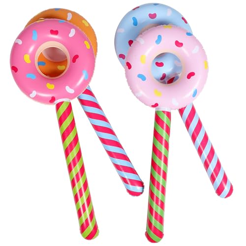 VICASKY 4 Stück Aufblasbarer Donut-stick Donut-kostüm Für Party Ballon Gefälschte Süßigkeiten Donuts Donut Süßigkeiten Donut Aufblasbar Schwimmbecken Für Lutscher Krapfen Pvc VICASKY 4 Stück Aufblasbarer Donut-stick Donut-kostüm Für Party Ballon Gefälschte Süßigkeiten Donuts Donut Süßigkeiten Donut Aufblasbar Schwimmbecken Für Lutscher Krapfen Pvc von VICASKY
