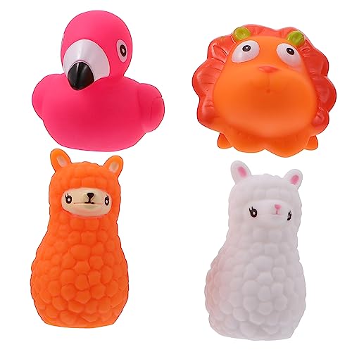VICASKY 4 Stück Badespielzeug Für Babys Schwimmendes Pädagogisches Für Babys -badespielzeug Dusche Badezimmer Duschspielzeug Vinyl VICASKY 4 Stück Badespielzeug Für Babys Schwimmendes Pädagogisches Für Babys -badespielzeug Dusche Badezimmer Duschspielzeug Vinyl von VICASKY