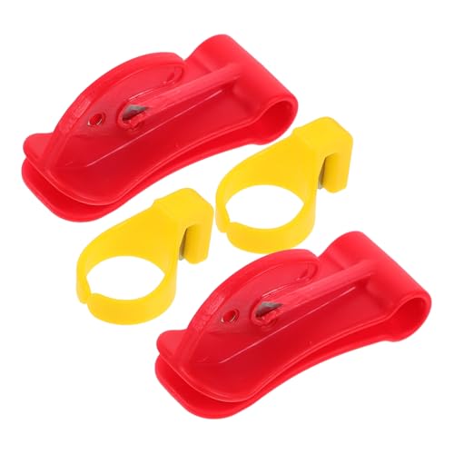 VICASKY 4 Stück Ballonschneider Heliumtanks für Ballons gefüllte Ballonmaschine Ballon-Werkzeuge Clown-Luftballons Ballon Zubehör Ballon Cutter Ballonclips Einfache Ballonwerkzeuge Stahl von VICASKY