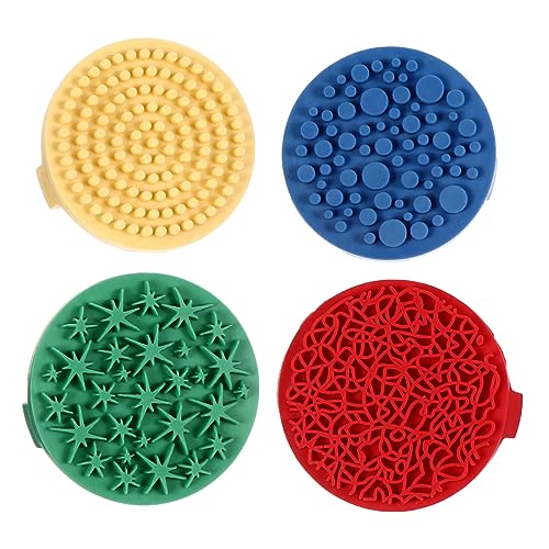 VICASKY 4 Stück Blumenstempel für kinderspielzeug spielsachen hühner Tablette Planke Stampfer Kinderstempel Gummi Colorful VICASKY 4 Stück Blumenstempel für kinderspielzeug spielsachen hühner Tablette Planke Stampfer Kinderstempel Gummi Colorful von VICASKY
