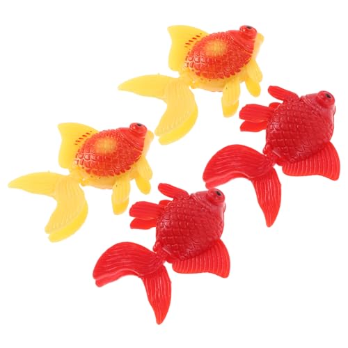 VICASKY 4 Stück Bunte Fisch-Ornamente Aus Kunststoff, Realistische Aquarium-Figur, Künstliche -Tank-Dekoration, Miniatur-schwimmfisch Für Den Hausgartenteich VICASKY 4 Stück Bunte Fisch-Ornamente Aus Kunststoff, Realistische Aquarium-Figur, Künstliche -Tank-Dekoration, Miniatur-schwimmfisch Für Den Hausgartenteich von VICASKY