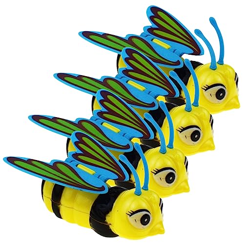 VICASKY 4 Stück Clockwork Bumblee - Kinderspielzeug Frühling für Laufendes zum Aufziehen Modell Babyspielzeug aufziehbares Tierspielzeug Abs VICASKY 4 Stück Clockwork Bumblee - Kinderspielzeug Frühling für Laufendes zum Aufziehen Modell Babyspielzeug aufziehbares Tierspielzeug Abs von VICASKY