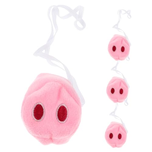 VICASKY 4 Stück Cosplay Schweinsnase aus Weichem Leichtes Karneval Partyzubehör für Halloween Kostüm Maskerade und Tierkostüm Accessoire VICASKY 4 Stück Cosplay Schweinsnase aus Weichem Leichtes Karneval Partyzubehör für Halloween Kostüm Maskerade und Tierkostüm Accessoire von VICASKY