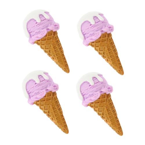 VICASKY Eiscreme-Modelle 4er-Pack Simulation Künstlicher Eistüten Für Die Ladenauslage VICASKY Eiscreme-Modelle 4er-Pack Simulation Künstlicher Eistüten Für Die Ladenauslage von VICASKY
