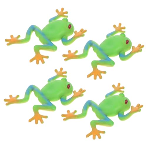 VICASKY 4 Stück Entlüftungsfrosch Kinderspielzeug Reliefspielzeug Mini Massenspielzeug Frosch Quetschspielzeug Party Entspannendes Zappelspielzeug Massenspielzeug Kleines von VICASKY