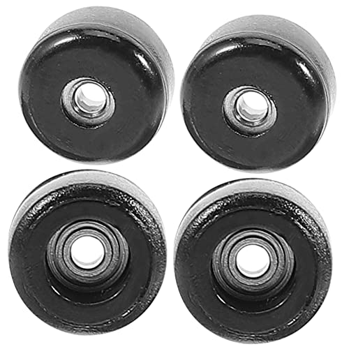 VICASKY 4 Stück Finger Skateboard Roller Finger für Desktop Entspannung Stressabbau und Kreative DIY Schlüsselanhänger für Skateboard Fans und Sammler von VICASKY