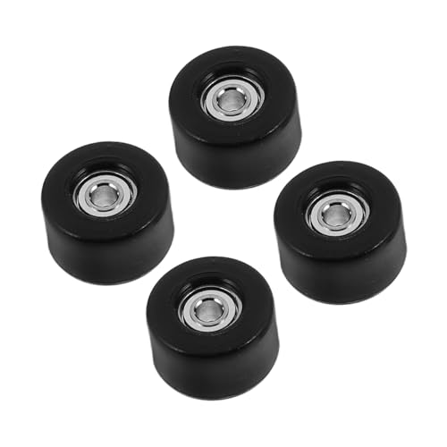 VICASKY 4 Stück Finger Skateboard mit Lagern Robuste Skateboard Zubehörteile für Einfachen Austausch Präzise Konstruktion und Stilvolles Design Hochgeschwindigkeitslager für Optimale von VICASKY