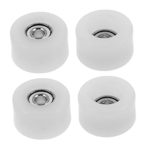 VICASKY 4 Stück Finger Skateboard mit Lagern Wiederverwendbare Skateboard Teile Farben und Einfach zu Ersetzen Skaterparks und Outdoor Sportarten von VICASKY