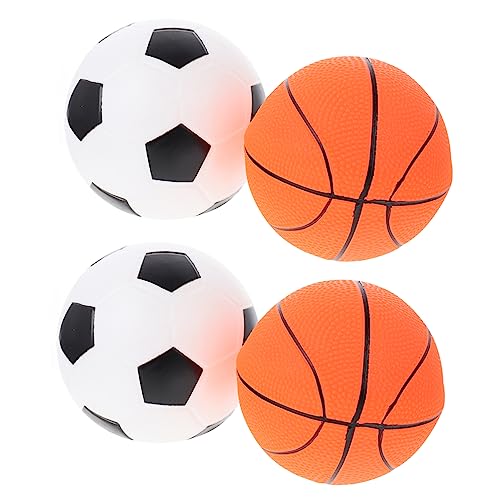 VICASKY Umweltfreundlicher PVC-kinderbasketball 4-teilig Aufblasbar Verbessert Die Hand-Auge-koordination Ideal Für Indoor- Und Outdoor-spaß von VICASKY