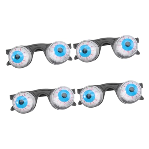 VICASKY 4 Stück Halloween-Brille Augäpfel scherzen hängende Brille lustig Party Halloween Brillen Halloween Dekoration schnapsgläser Halloween-Dekorationszubehör Kreative Brille Plastik VICASKY 4 Stück Halloween-Brille Augäpfel scherzen hängende Brille lustig Party Halloween Brillen Halloween Dekoration schnapsgläser Halloween-Dekorationszubehör Kreative Brille Plastik von VICASKY
