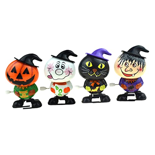 VICASKY 4 Stück Halloween- Halloween Aufziehspielzeug Lustige Uhrwerk Laufendes Aufziehen Uhrwerk- Für Kinderpartys Plastik Colorful VICASKY 4 Stück Halloween- Halloween Aufziehspielzeug Lustige Uhrwerk Laufendes Aufziehen Uhrwerk- Für Kinderpartys Plastik Colorful von VICASKY