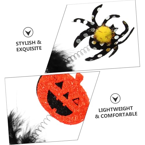 VICASKY 4 Stück Halloween Schwarzer Haarreif Kopfschmuck für Erwachsene und Geeignet für Halloween Party Cosplay Festival und Kostümpartys Modisches Accessoire für Gruselige Outfits VICASKY 4 Stück Halloween Schwarzer Haarreif Kopfschmuck für Erwachsene und Geeignet für Halloween Party Cosplay Festival und Kostümpartys Modisches Accessoire für Gruselige Outfits von VICASKY