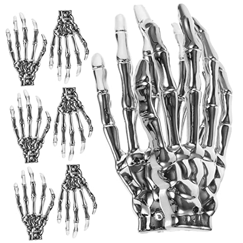 VICASKY 4stücke Halloween Skelett Hände Dekoration Gruselige Skelette Für Party Spukhaus Garten Requisiten Für Halloween-Dekorationen von VICASKY