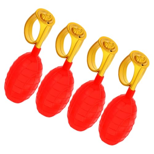 VICASKY 4 Stück Handheld Wasser Spray Ring für Streiche Partys und Spiele Lustige Wasser Ringe für Gruppenaktivitäten und von VICASKY