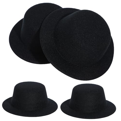 VICASKY Haarspangen-Tops-hüte 4er-Pack Tops-hüte Formelle Hüte Sicherheitsmaterial Haustierhüte Zum Basteln VICASKY Haarspangen-Tops-hüte 4er-Pack Tops-hüte Formelle Hüte Sicherheitsmaterial Haustierhüte Zum Basteln von VICASKY