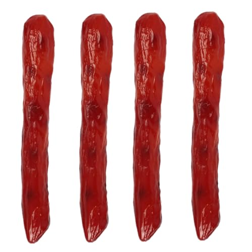 VICASKY Aussehende Gefälschte Wurst 4 Stück Künstliche Wurst-lebensmittelmodelle Lebensechte -Requisiten Für Fotografie Küche Spiellebensmittel-Set VICASKY Aussehende Gefälschte Wurst 4 Stück Künstliche Wurst-lebensmittelmodelle Lebensechte -Requisiten Für Fotografie Küche Spiellebensmittel-Set von VICASKY