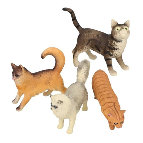 VICASKY 4 Stück Katzenmodell Katzenfiguren Zur Dekoration Kleine Katzenfigur Kleine Katze Schmücken Kätzchenfigur Requisite Für Katzenfotos Künstliche Katzenfigur Plastik VICASKY 4 Stück Katzenmodell Katzenfiguren Zur Dekoration Kleine Katzenfigur Kleine Katze Schmücken Kätzchenfigur Requisite Für Katzenfotos Künstliche Katzenfigur Plastik von VICASKY