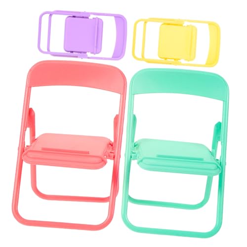 VICASKY 4 Stück Klappstuhl Mini-Stuhl wiedergeborene Babypuppen neuartiger Telefonständer Babytrage Babyspielzeug für kinderspielzeug Miniaturmöbel Mini Möbel Plastik VICASKY 4 Stück Klappstuhl Mini-Stuhl wiedergeborene Babypuppen neuartiger Telefonständer Babytrage Babyspielzeug für kinderspielzeug Miniaturmöbel Mini Möbel Plastik von VICASKY