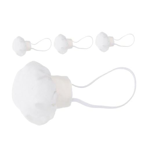 VICASKY 4 Stück Kleine Kochmützen für Puppen Weiße Mini Chef Hüte mit Gummiband Stabile Passform für Rollenspiele Puppenhaus Dekoration und Kreative Bastelprojekte VICASKY 4 Stück Kleine Kochmützen für Puppen Weiße Mini Chef Hüte mit Gummiband Stabile Passform für Rollenspiele Puppenhaus Dekoration und Kreative Bastelprojekte von VICASKY
