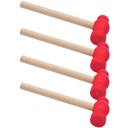VICASKY 4 Stücke Kinder Hammer Spielzeug Holz Hammer Gefälschte Spielzeug Simulation Mallet Jungen VICASKY 4 Stücke Kinder Hammer Spielzeug Holz Hammer Gefälschte Spielzeug Simulation Mallet Jungen von VICASKY