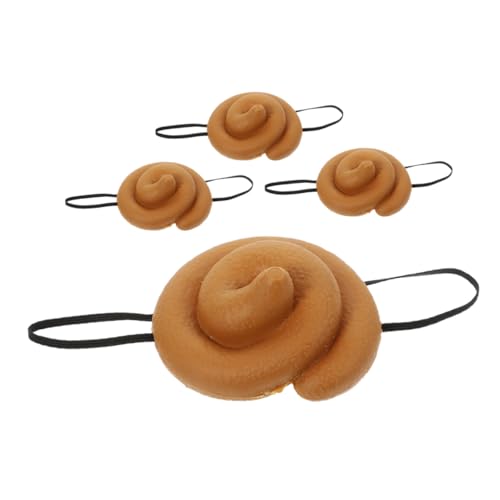 VICASKY 4 Stück Lustige Cartoon Poop Hüte Realistische Optik Party Kopfbedeckung Spaßkostüm Karneval Fasching Festival Zubehör für Erwachsene VICASKY 4 Stück Lustige Cartoon Poop Hüte Realistische Optik Party Kopfbedeckung Spaßkostüm Karneval Fasching Festival Zubehör für Erwachsene von VICASKY
