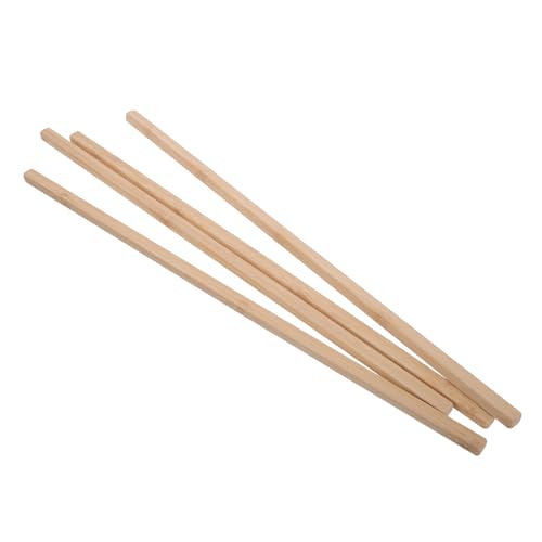VICASKY 4 Stück Mahjong-Putter Mahjong-ständer Mahjong-Spiel 48 cm Holzputter Mahjong-drücker Mini-Mahjong 48 cm Langer Amerikanischer Putter Aus Holz Majiang-Halter Hölzern Beige von VICASKY