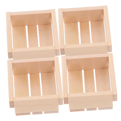 VICASKY 4 Stück Maßstab Langlebige Mini Körbe für Mikrolandschaften und Fairy Gardens VICASKY 4 Stück Maßstab Langlebige Mini Körbe für Mikrolandschaften und Fairy Gardens von VICASKY