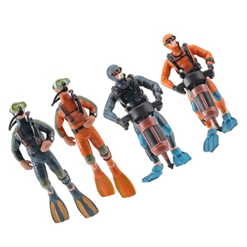 VICASKY 4 Stück Mini-Tauchermodell Taucher Figur Aquariumdekorationen Figuren Strand raumdeko schöafzimmerdeko Schwimmender Taucher im Aquarium Simulation Taucher Plastik Brown VICASKY 4 Stück Mini-Tauchermodell Taucher Figur Aquariumdekorationen Figuren Strand raumdeko schöafzimmerdeko Schwimmender Taucher im Aquarium Simulation Taucher Plastik Brown von VICASKY