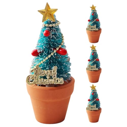 VICASKY 4 Stück Mini-Weihnachtsbaum Mini-topfpflanze Häuser Ornamente Kleiner Weihnachtsbaum Weihnachtspuppenhaus Puppenhaus Bausatz Mini- Puppenmöbel Mini-Puppen Keramik VICASKY 4 Stück Mini-Weihnachtsbaum Mini-topfpflanze Häuser Ornamente Kleiner Weihnachtsbaum Weihnachtspuppenhaus Puppenhaus Bausatz Mini- Puppenmöbel Mini-Puppen Keramik von VICASKY