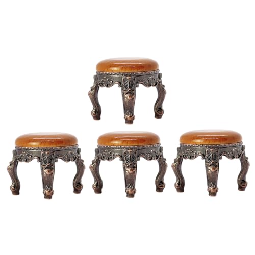VICASKY 4 Stück Miniatur Hocker Retro Runder Tisch Spielzeughaus Szenen Zubehör Vintage Heimdekor Puppenmöbel Miniatur Blumentopf Hocker Puppenhaus Mini Hocker VICASKY 4 Stück Miniatur Hocker Retro Runder Tisch Spielzeughaus Szenen Zubehör Vintage Heimdekor Puppenmöbel Miniatur Blumentopf Hocker Puppenhaus Mini Hocker von VICASKY