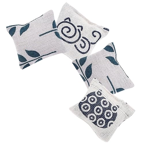 VICASKY 4 Stück Miniatur-couchkissen Miniaturkissen Miniatur-sofakissenmodell Kleines Kissen Für Puppenhaus Kleines Kissenmodell Minikissen Für Puppenhaus Mini -Kissen Nylon von VICASKY