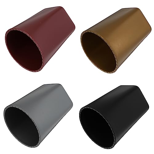 VICASKY Praktisches Würfelbecher-Set 4 Stück Solide Würfelhalter Tassen Glatter Würfelbehälter Für Bar Ktv Spieleabend von VICASKY