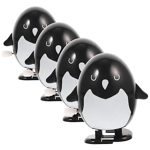 VICASKY Wind up Walking Penguin 4 Stücke Weihnachten Walking Spielzeug Neuheit Spielzeug Für Kinder Party von VICASKY