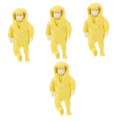 VICASKY 4 Stück Professionelle Puppenskulptur Menschen Actionfigur Männchen Miniatur Mannequin Winzige Menschenfiguren Spielset Mit Menschlichen Figuren Spielzeug Mädchen Harz Marionette von VICASKY
