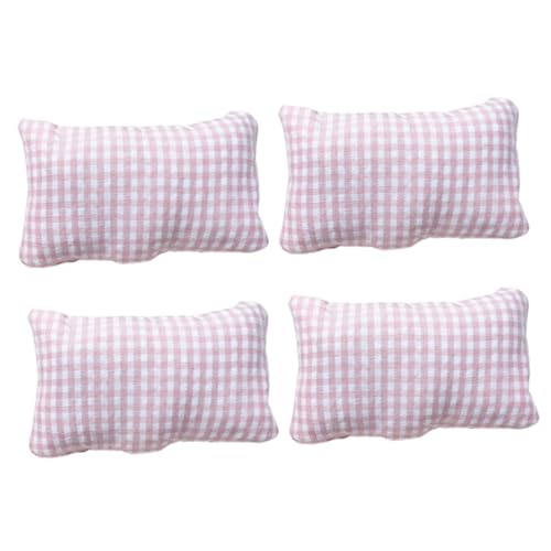 VICASKY 4 Stück Puppenbetten Kissenbezug Puppenhaus kleines Kissen Meine Lebenspuppe puppenhauszubehör Sofa Dekoration Mini-Sofakissen Desktop-Mini-Hausdekoration PP Baumwolle VICASKY 4 Stück Puppenbetten Kissenbezug Puppenhaus kleines Kissen Meine Lebenspuppe puppenhauszubehör Sofa Dekoration Mini-Sofakissen Desktop-Mini-Hausdekoration PP Baumwolle von VICASKY