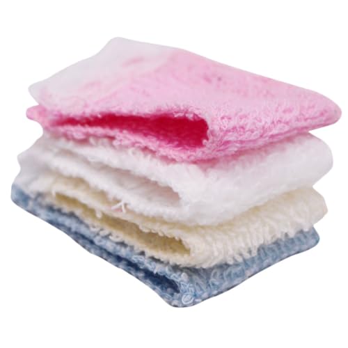 VICASKY 4 Stück Puppenhaushandtuch Badematten Badespielzeug Körper Babyspielzeug Wasserhahn Badetuch Schwämme Toilettenschüsselreiniger Handtücher Zubehör Bausatz Bademantel Miniatur Stoff VICASKY 4 Stück Puppenhaushandtuch Badematten Badespielzeug Körper Babyspielzeug Wasserhahn Badetuch Schwämme Toilettenschüsselreiniger Handtücher Zubehör Bausatz Bademantel Miniatur Stoff von VICASKY