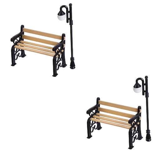 VICASKY 4stücke Miniatur Und Straßenlaterne Für Dekoration Deko Kreative Spielwelten Und Mikrolandschaft Für Mädchen Und Feengärten von VICASKY