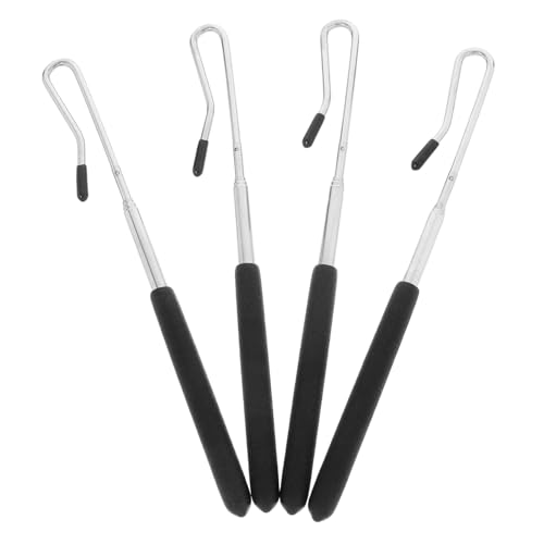 VICASKY 4 Stück Puppensteuerungsstäbe aus Metall Verstellbare Handgriffe für Handpuppen und Halbkörperpuppen Ergonomisch und Komfortabel für Puppenspieler und Aufführungen von VICASKY