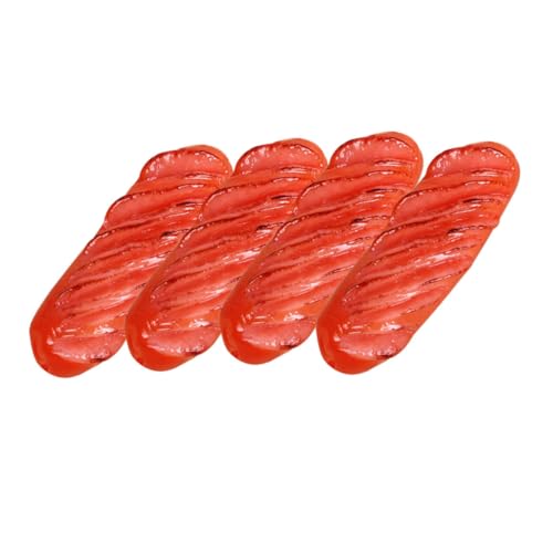 VICASKY 4 Stück Realistische Hot Dog Fake Modell für Party Deko Fotografie Küchenpräsentation Simulierte Lebensmittel Requisiten für Innen Außenbereich VICASKY 4 Stück Realistische Hot Dog Fake Modell für Party Deko Fotografie Küchenpräsentation Simulierte Lebensmittel Requisiten für Innen Außenbereich von VICASKY