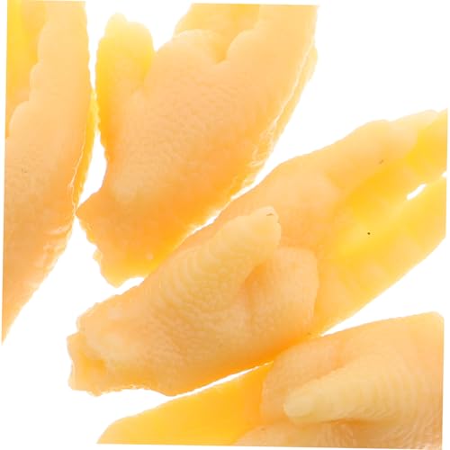 VICASKY 4 Stück Realistisches Teiliges Hühnerfuß Modell in Hellem Vielseitig als Küchen und Hotel Dekoration Lebensnahes Fake Food Geeignet Fotorequisite für Food Inszenierungen VICASKY 4 Stück Realistisches Teiliges Hühnerfuß Modell in Hellem Vielseitig als Küchen und Hotel Dekoration Lebensnahes Fake Food Geeignet Fotorequisite für Food Inszenierungen von VICASKY