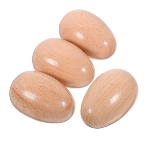 VICASKY 4 Stück Schaukelei aus Holz Musikalische Rasseln musikalische Eier Shaker Eierbecher für Babys kinderinstrumente musikinstrumente Maracas Maracas-Instrument Khaki VICASKY 4 Stück Schaukelei aus Holz Musikalische Rasseln musikalische Eier Shaker Eierbecher für Babys kinderinstrumente musikinstrumente Maracas Maracas-Instrument Khaki von VICASKY