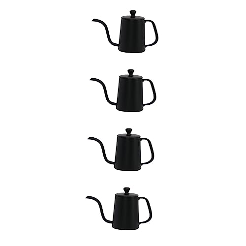 VICASKY 4 Stück Simulation Kaffeekanne Innenausstattung Für Autos Mini-Foto-Requisite Kleiner Wassertopf Kaffeekessel-modellierschmuck Lebensechter Kaffeekessel Deko Wagen Innere Metall von VICASKY