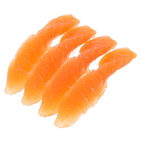 VICASKY 4 Stück Simulation Lachs Desktop Fleisch Figuren Lebensechte Lachs Realistische Spiel Lebensmittel Gefälschte Fleisch Requisiten Mikro Landschaft Stand Filets Display Modell VICASKY 4 Stück Simulation Lachs Desktop Fleisch Figuren Lebensechte Lachs Realistische Spiel Lebensmittel Gefälschte Fleisch Requisiten Mikro Landschaft Stand Filets Display Modell von VICASKY