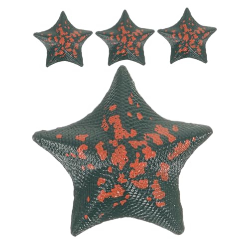 VICASKY Meerestier-Modell-Set 4-teilig Seestern-Figuren für Stranddekoration Bastelspielzeug Attraktives Aussehen für Jungen und Mädchen VICASKY Meerestier-Modell-Set 4-teilig Seestern-Figuren für Stranddekoration Bastelspielzeug Attraktives Aussehen für Jungen und Mädchen von VICASKY