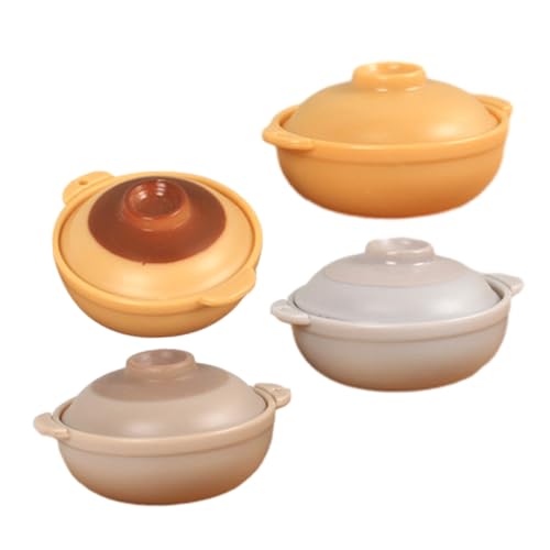 VICASKY 4 Stück Simulierter Tontopfreis Backen Mini-Verkaufsautomat Kochgeschirr Kochen Kuchen küchen Dekoration Kitchen Decoration Modellkochtopf Mini-Hausverzierung Mini-Haustopf Plastik VICASKY 4 Stück Simulierter Tontopfreis Backen Mini-Verkaufsautomat Kochgeschirr Kochen Kuchen küchen Dekoration Kitchen Decoration Modellkochtopf Mini-Hausverzierung Mini-Haustopf Plastik von VICASKY