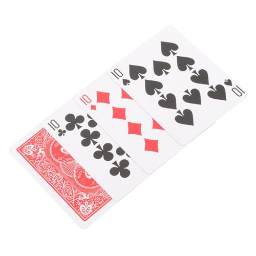 VICASKY 4 Stück Spielkarten Tricks Requisiten Pokerspiel Für Party Party-pokerkarten Brettspiel Familien-pokerkarten Karten Für Pokerspiele Stripper-Deck Tragbar Papier Spiel Requisiten von VICASKY
