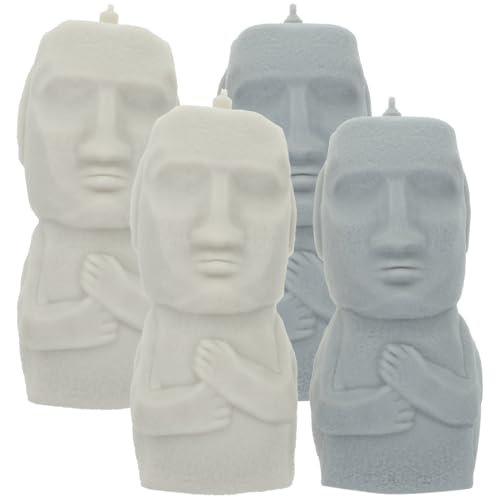 VICASKY 4 Stück Squeeze-Stein-Spielzeug Kinderspielzeug Spielzeuge Kleines Stressspielzeug Spielzeug Zum Stressabbau Im Büro Kinder Quetschen Spielzeug Rock Man Quetschspielzeug ， von VICASKY