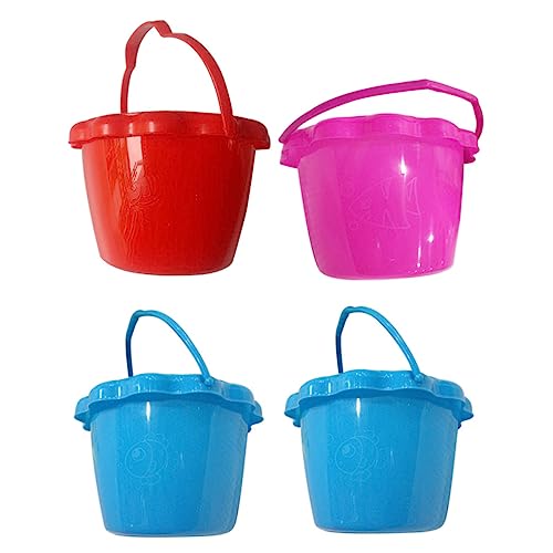 VICASKY 4 Stück Strandeimer sandspielzeug strandspielzeug Strand Eimer Strand spielsachen Beach Toys for Angeleimer Wassereimer- Sandspielgerät pp VICASKY 4 Stück Strandeimer sandspielzeug strandspielzeug Strand Eimer Strand spielsachen Beach Toys for Angeleimer Wassereimer- Sandspielgerät pp von VICASKY