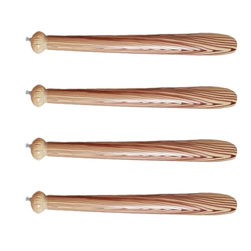 VICASKY 4 Stück Teiliges Aufblasbare Baseballschläger aus Sicherem PVC Bunte Sport Cheering Sticks für Partyspaß und Geschenkidee von VICASKY